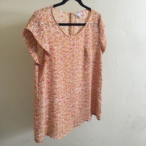 Banana Republic Heart Print Blouse